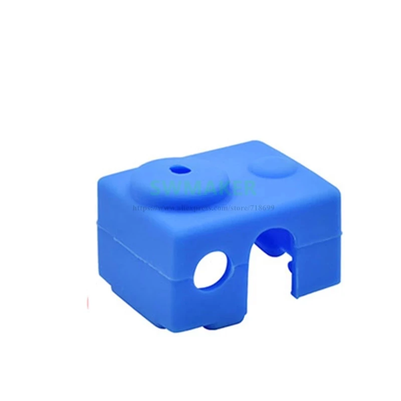 

2pcs New Blue V6 Silicone Socks Wanhao I3 mini 3D printer parts