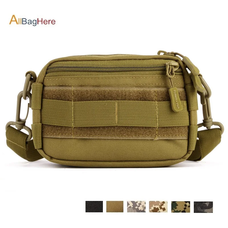 Миниатюрная сумка для телефона 5 дюйма с системой Молле тактическая рыбалки