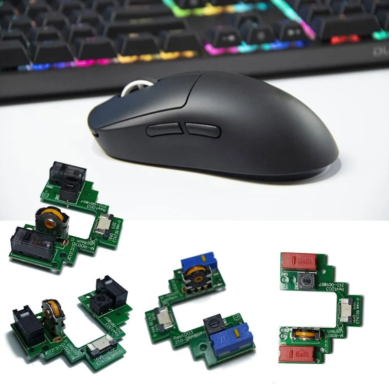 Placa base superior de ratón, tecla de botón con Micro interruptor para logitech G Pro, piezas de reparación de ratón inalámbrico para videojuegos, 1 ud.