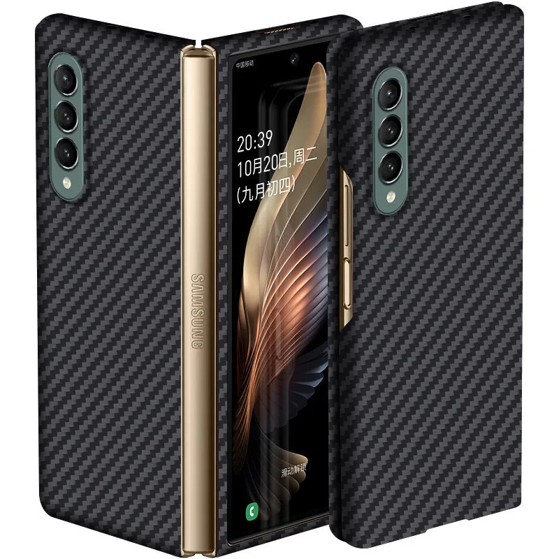 

Real Carbon Fibre Material Case For Samsung Galaxy Z Fold 3 Case