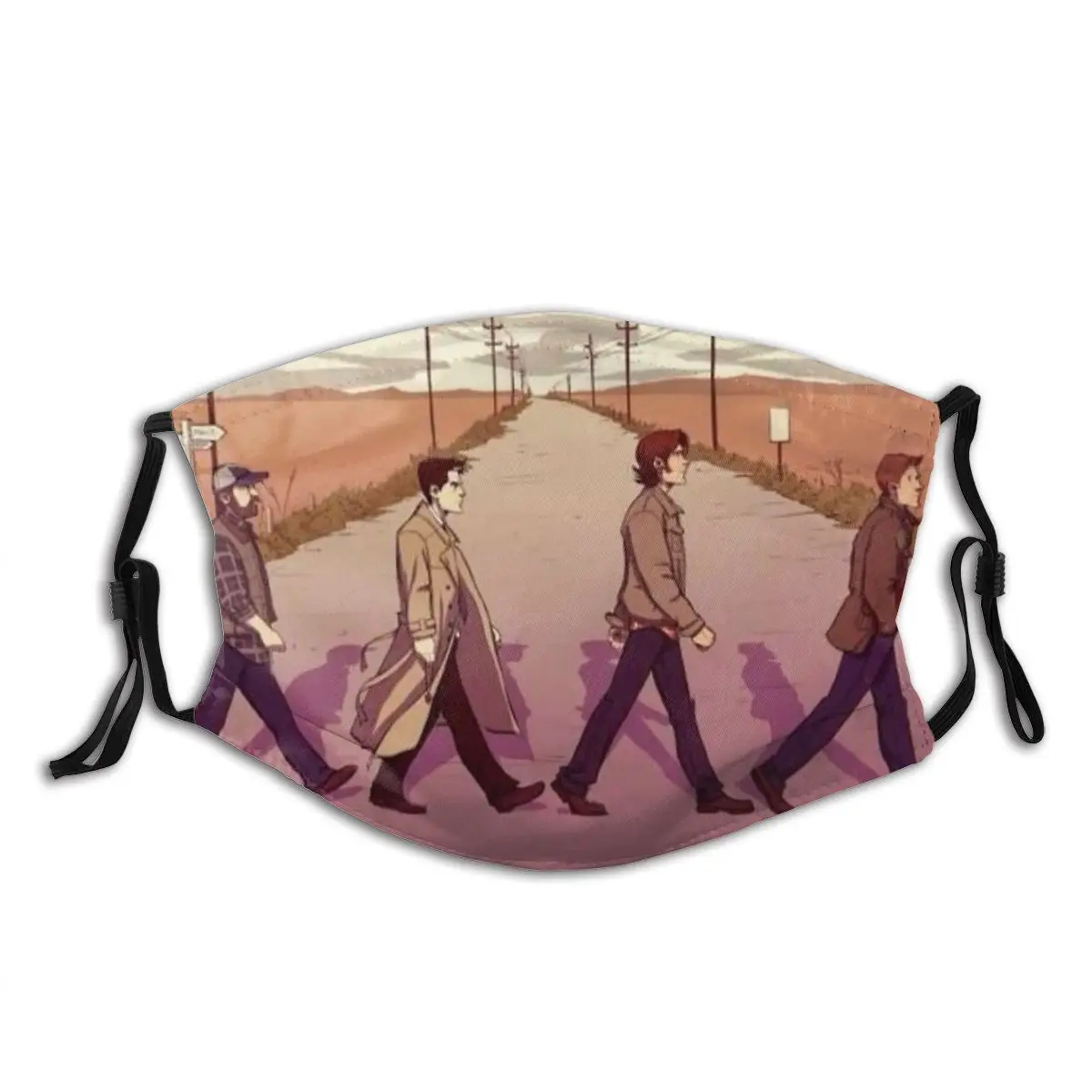 

Многоразовая маска для лица, с фильтрами, из полиэстера