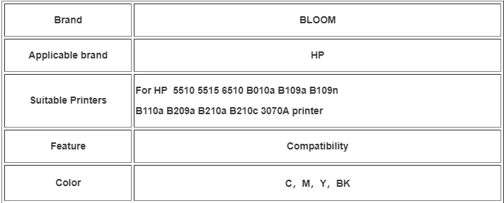 Картридж для принтера hp 178 178XL многоразовый картридж для принтера HP 5510 5515 6510 7510 B109a B109n B110a