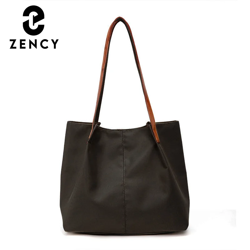 

Zency 2021New Arrival Fashion Female Tote Bags Simple Casual Women's Handbag Bussiness Commute High Quality Ladies Shoulder Bag