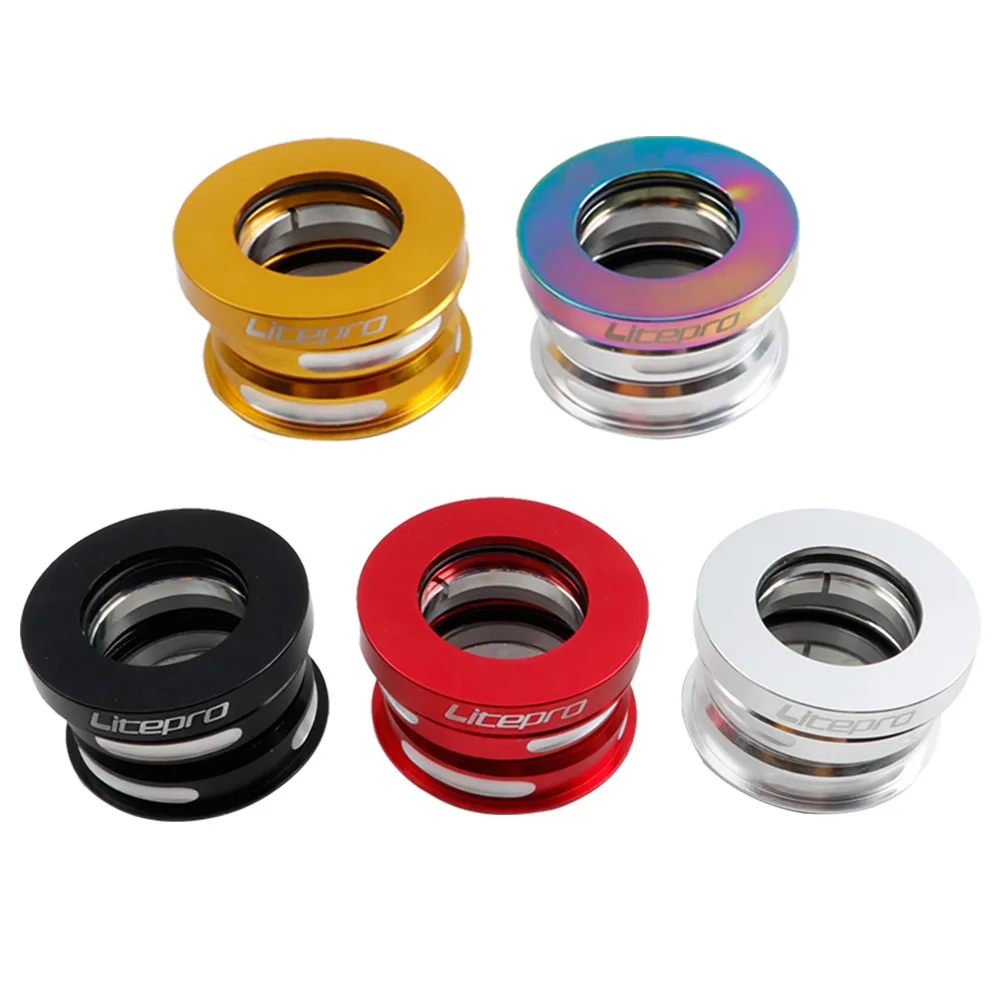 

Folding Bicycle Headset 44mm Built-in Palin Bowl Set Is Suitable for Modified Models: SP8, SP18, VP18, MUP8, JP8, BYA412, Etc.
