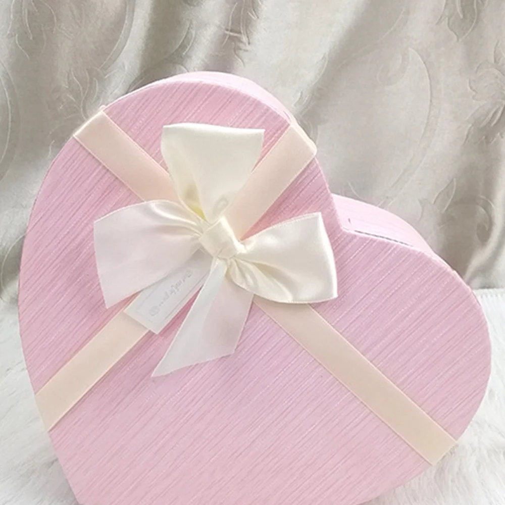 3 шт. персик подарочная коробка в форме сердца шоколадные конфеты упаковочная с