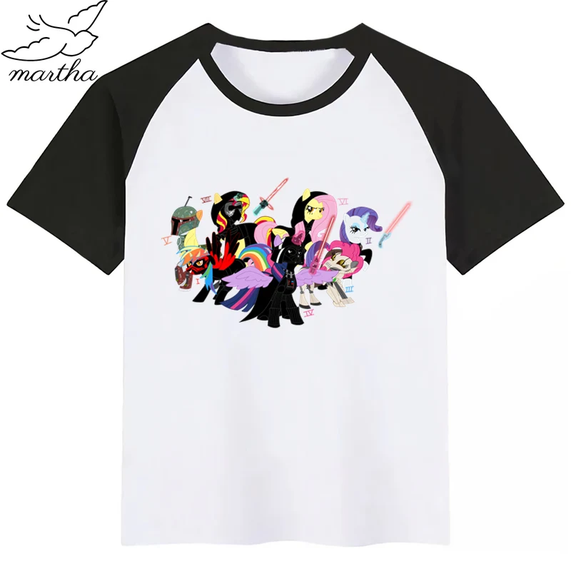 Детская футболка с милым принтом Звездные войны Дарт Вейдер Забавная детская