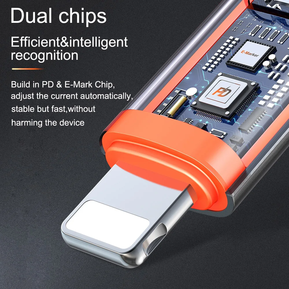 Адаптер Mcdodo 3A OTG USB Type-c на Lightning PD для быстрой зарядки iPhone 13 12 11 Pro Max Xs Xr ipad 7 8 Plus
