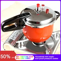 pressure cooker 304 stainless steel household gas induction cooker universal mini explosion proof pressure steamer kitchenware