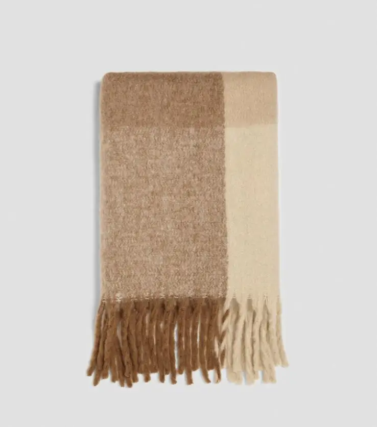 Брендовый новый зимний шарф Joyleisway Женские однотонные кашемировые шарфы в стиле