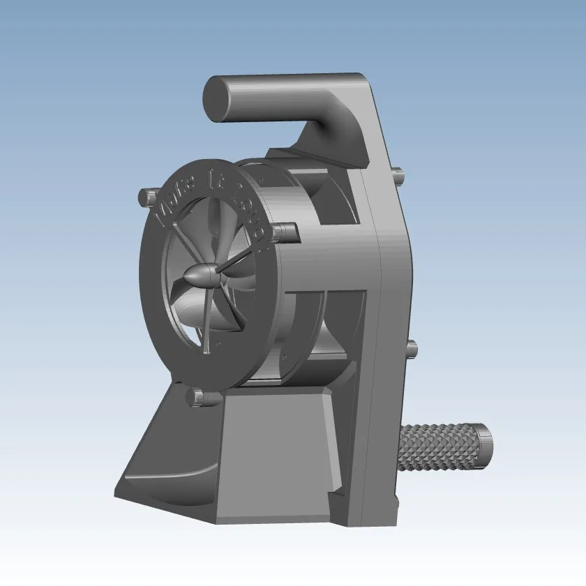 

Hand-operated Air Attack Alarm Custom order highqualityhighprecision digital models 3D printing service for innovation ST193