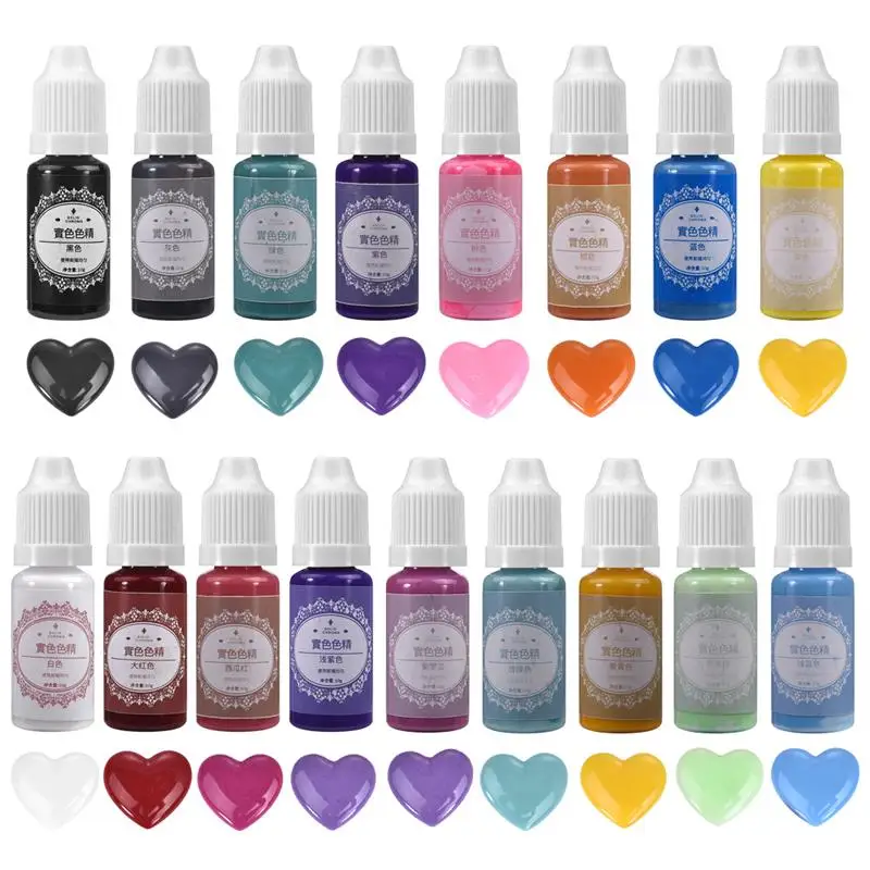 

10g Resin Pigment Liquid Solid Chroma Color Dye UV Resin DIY Making Crafts Jewelry Accessories Handmade Soap Dye Pigments