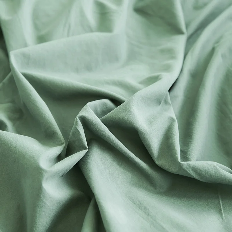 

1 Pc Green And Gray Color Duvet Cover100%Cotton Queen Size Solid Color Duvet Cover240x220 Plain Bedding