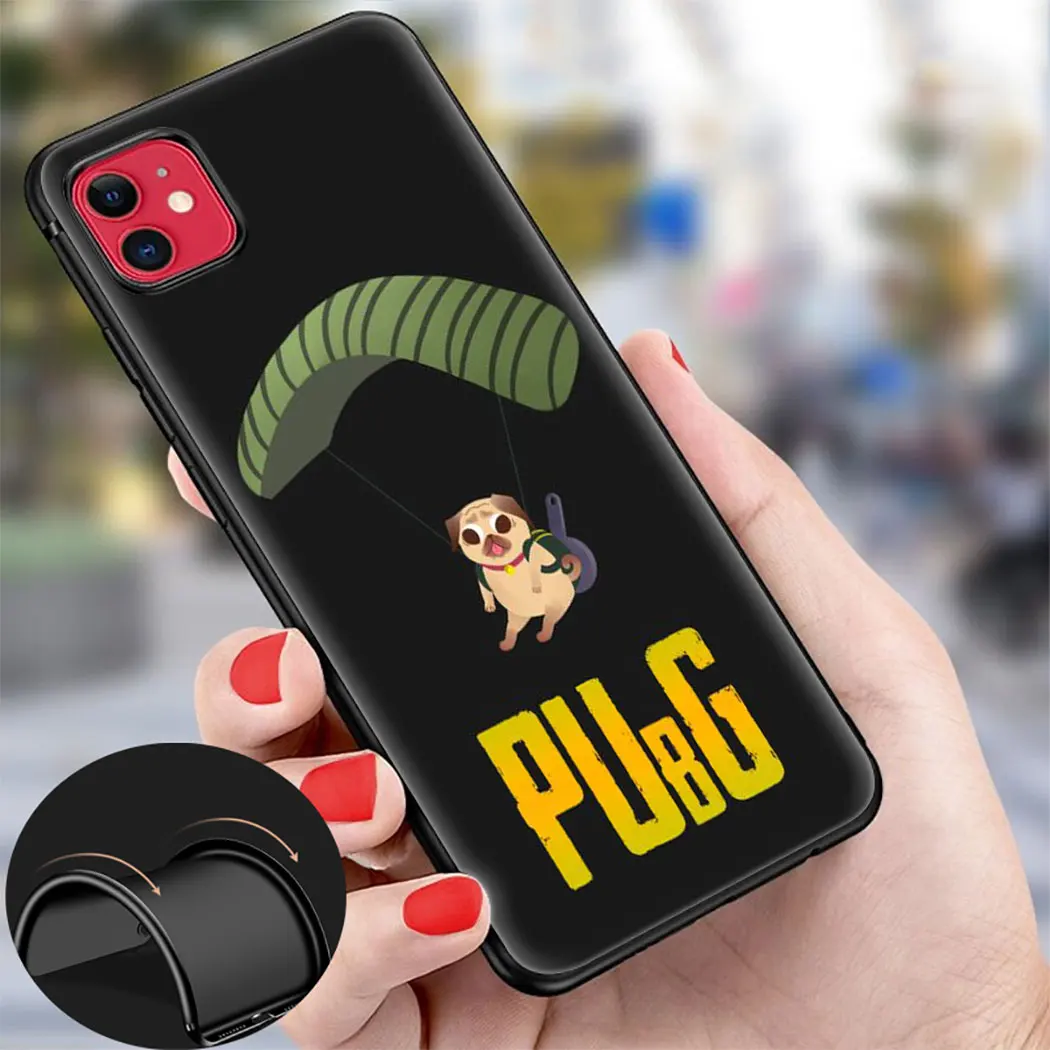 Playerunknown's Battlegrounds PUBG Soft Silicon phone Case for iPhone 11Pro Max Xr Xs X 6 6S 7 8 Plus 5 5S SE Cover | Мобильные