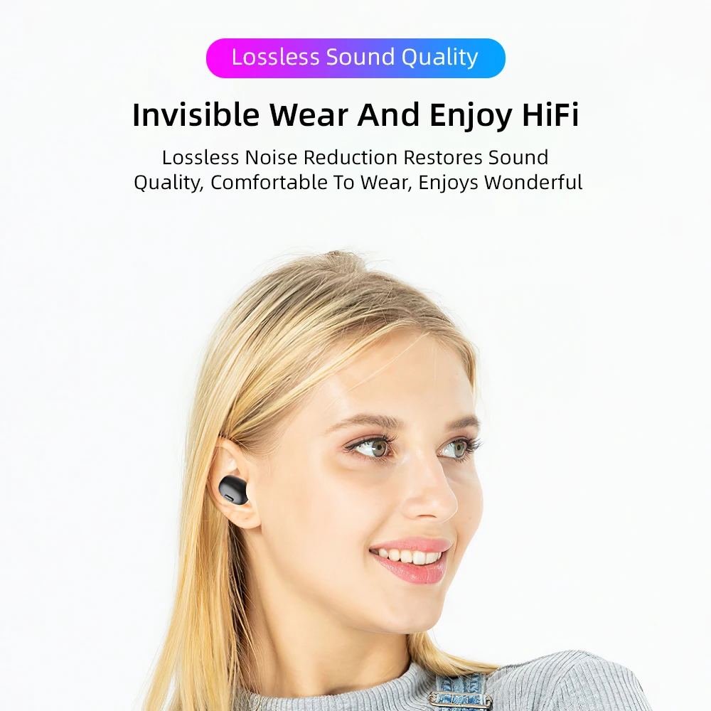 Wireless Earphone TWS Bluetooth Earbuds Headsets Mini Sports HD Stereo For Xiaomi Redmi 8a Huawei P30 Universal Charging Box | Электроника