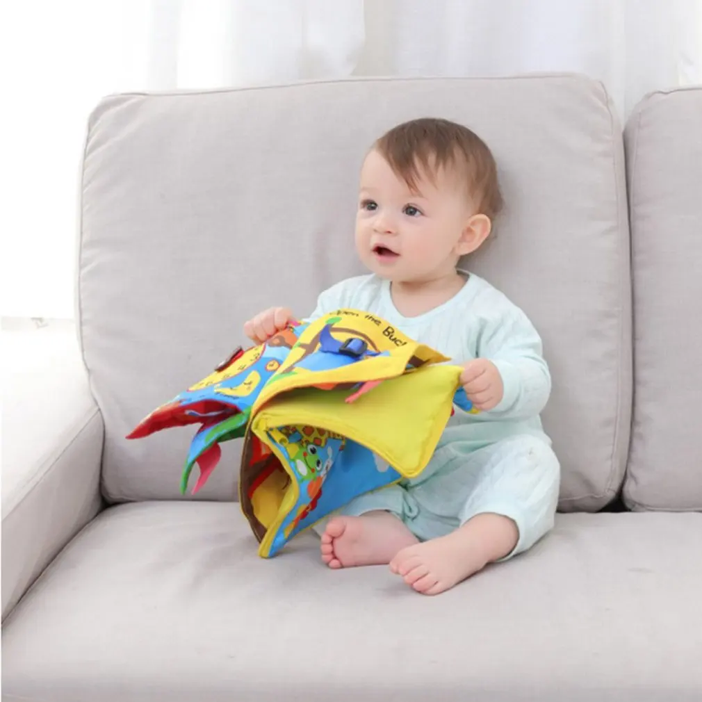 Детская тканевая книжка для новорожденных Мягкая книга Детские неплохо раннего