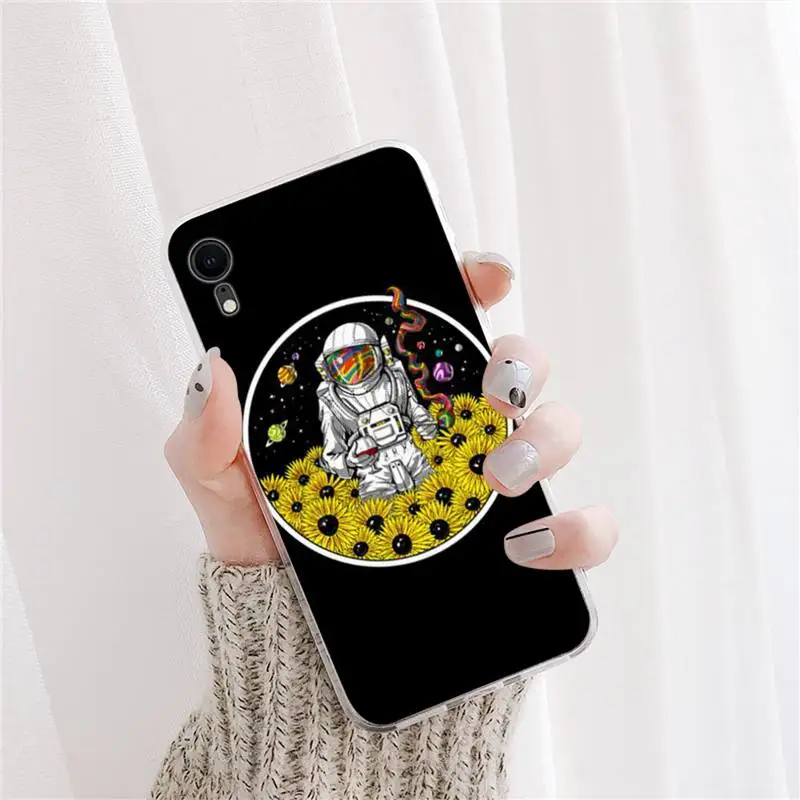 

astronaut art Phone Case For iPhone X XS MAX 11 12 pro max 6 6s 7 7plus 8 8Plus 5 5S XR se 2020 case