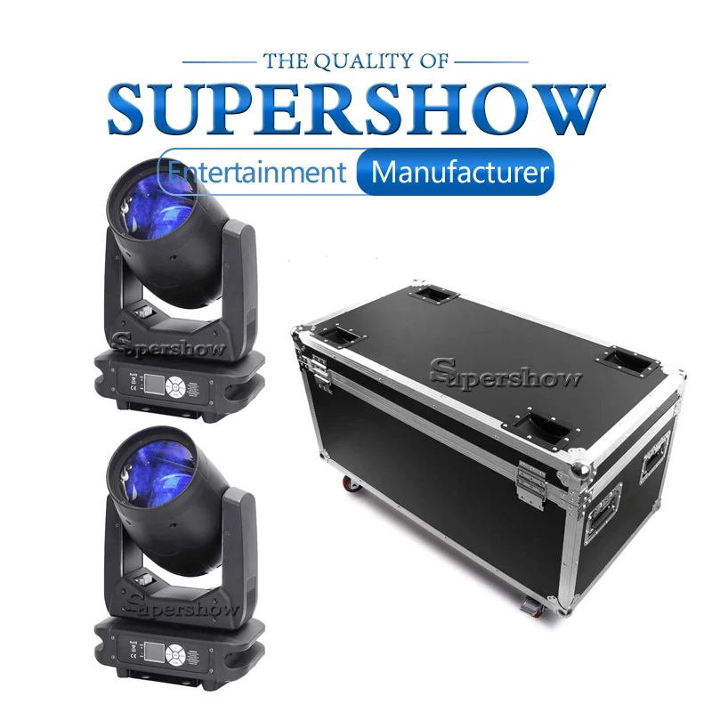 2 шт./лот кофр 100W LED лампа с движущимся световым лучом машина для СИД сценическое