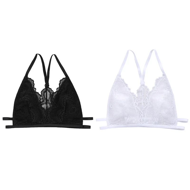 2019 Новый сексуальный женский цветочный прозрачный бюстгальтер с бретельками