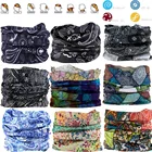 Бесшовный шарф с принтом пейсли унисекс, головной платок, тюрбан, Шейная бандана, головной платок, шапка-труба, кашне, бандана с УФ-защитой