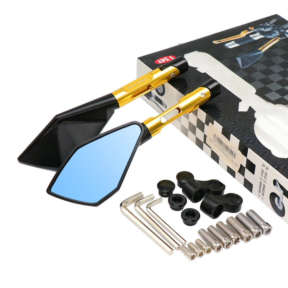 ZSDTRP CNC Алюминиевые боковые зеркала заднего вида аксессуары для мотоциклов