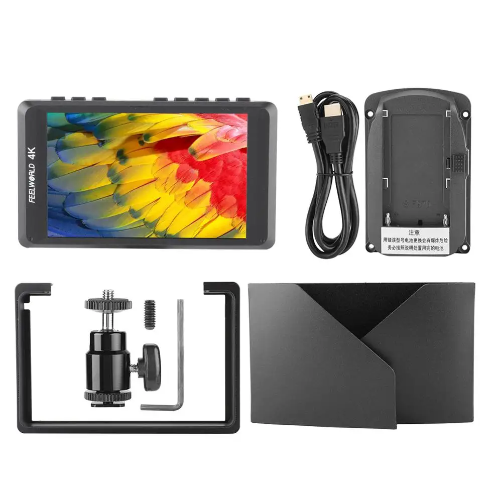 Feelworld FW450 1280*800 4 5 &quotips 4K HDMI камера полевой монитор для DSLR камеры s|Мониторы| |