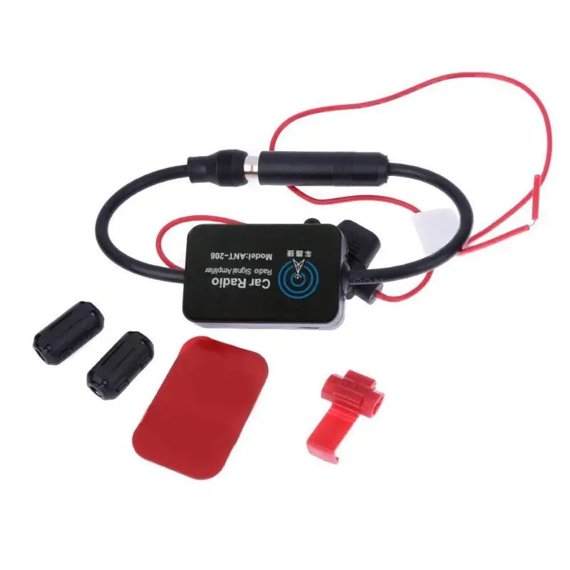 Автомобильный усилитель сигнала ALLOYSEED радиосигнала FM-передатчики медный черный