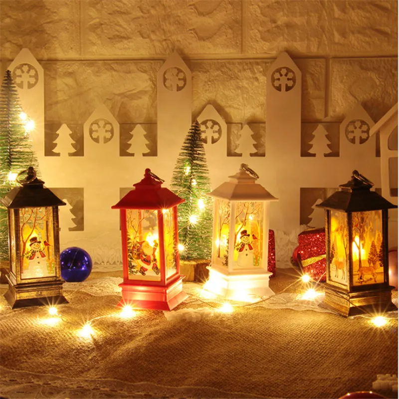 Рождественская свеча светодиодный Ночной светильник для рабочего стола