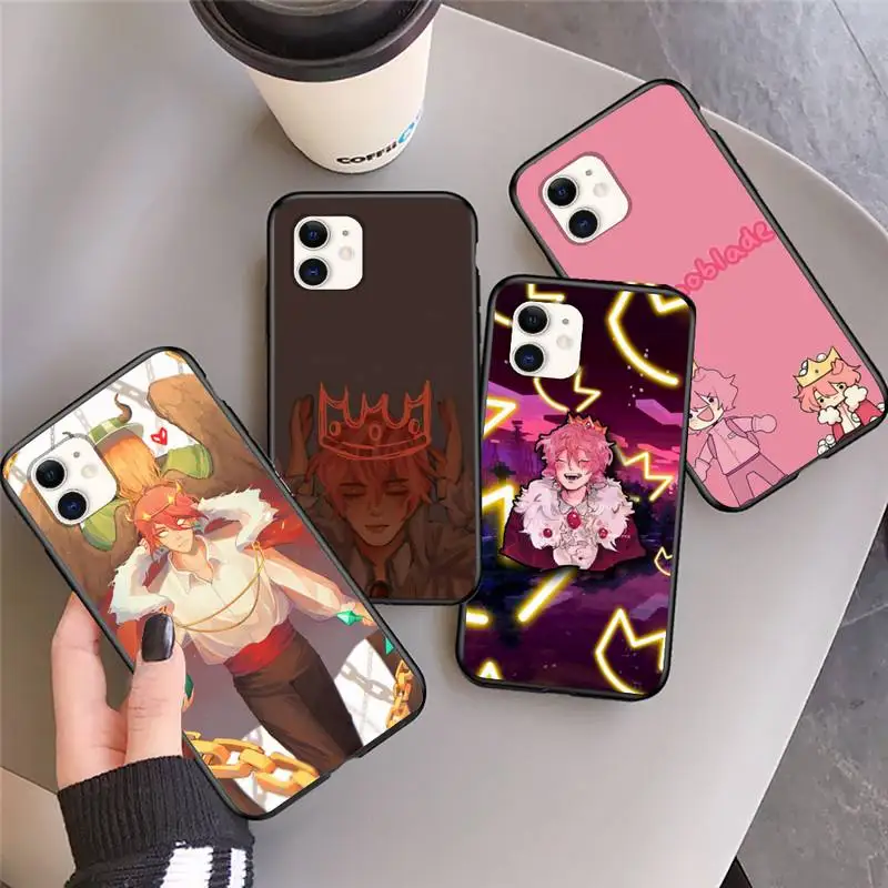 

Top Game Technoblade Blood God Phone Case For iphone 12 11Pro Max 11 XR XS Max X 8 7 6 6S Plus 5 5S SE 2020 soft Cover Shell