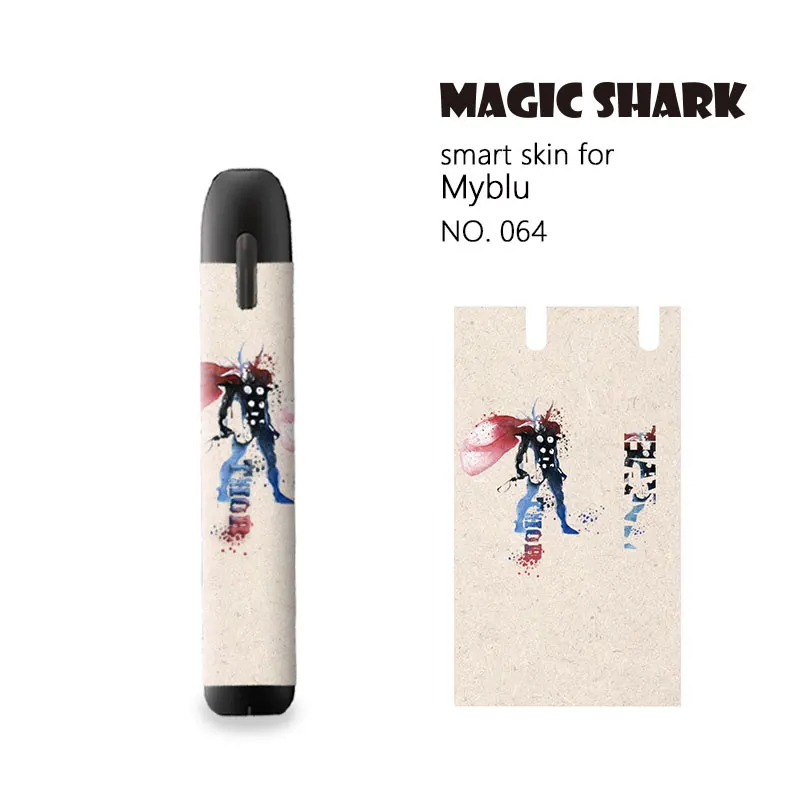 Волшебная Акула Фильм Мстители Марвел DC Hero Супермен Халк стикер стерео чехол для