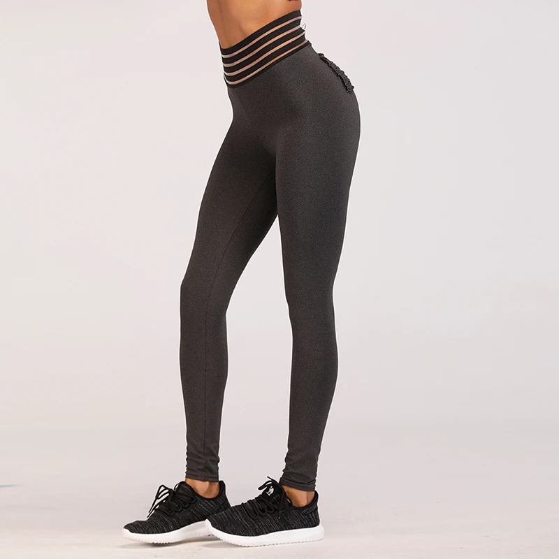 Спортивные Леггинсы для женщин компрессионные фитнеса бесшовные спортивные