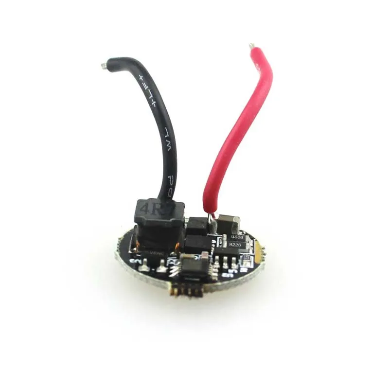 17 мм x 5 мм 2,9 V-8,4 V 2A 5-Mode светодиодный монтажный щит для светодиодный фонарик(5 шт./лот