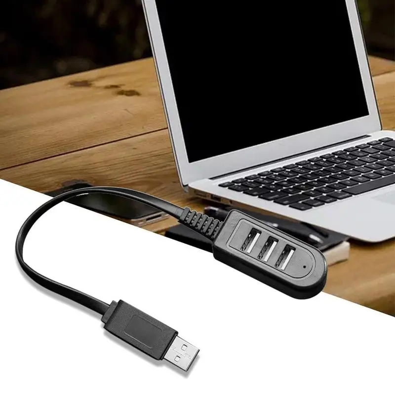 

1.2M USB HUB Cable USB2.0 HUB With Power Adapter USB Extend PC 0.3M Mini Notebook Cable HUB For Laptop USB Data HUB