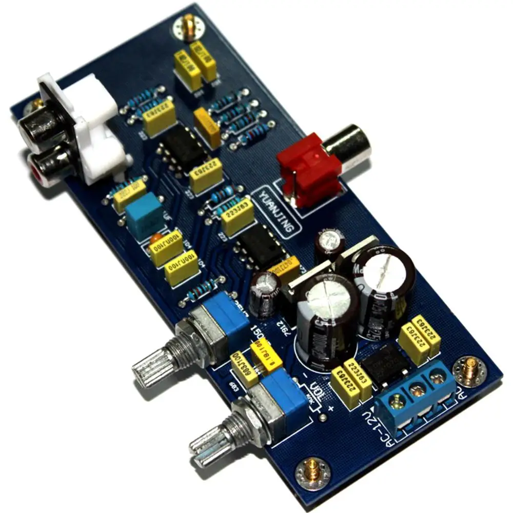 Плата усилителя для низкочастотного с регулировкой громкости сабвуфера NE5532 YJ0030 |