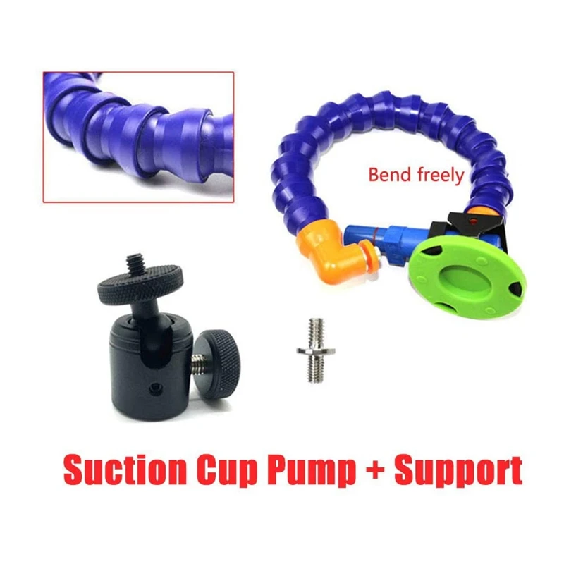 

3 Inch Heavy Duty Hand Pump Suction Cup with Flexible Gooseneck Tube Auto Repairing Tool