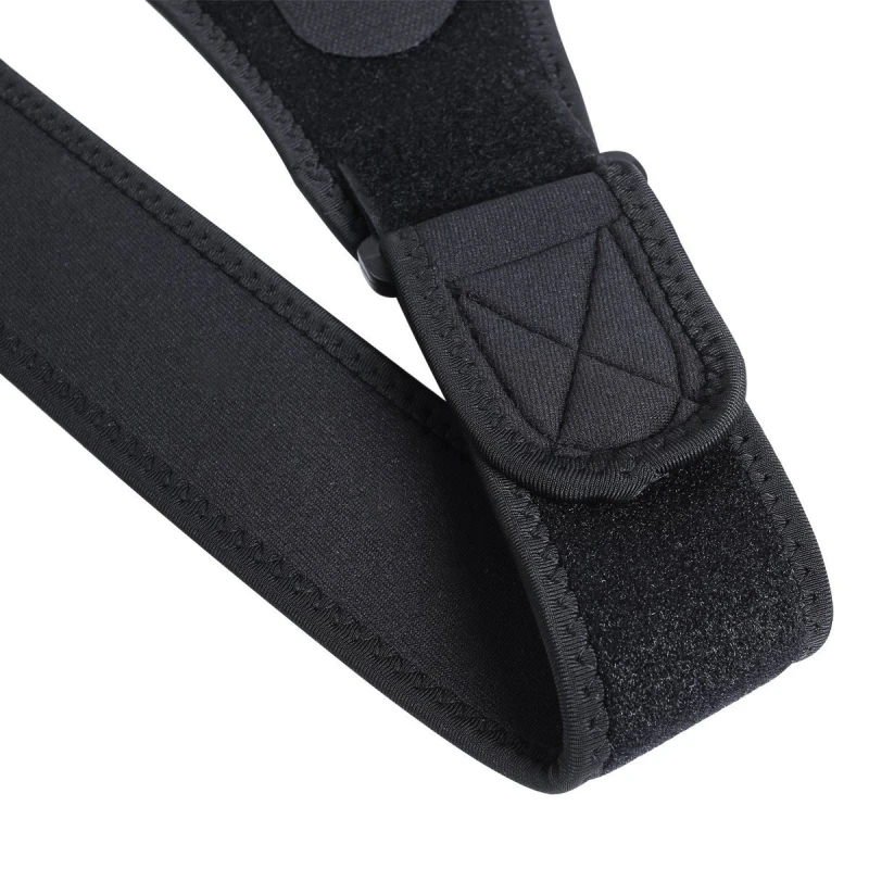 

Male / Female Adjustable Breathable Gymnasium Exercise Care Single Shoulder Support Back Band Wrapping Pad Black Bandage