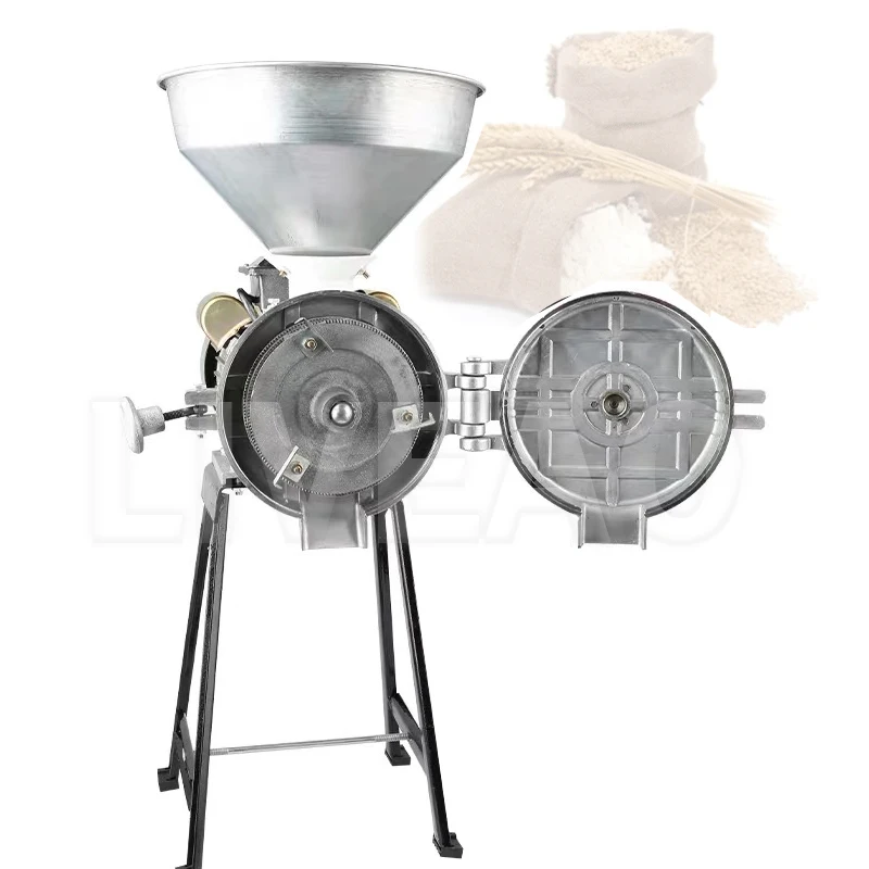 Зерновой фрезерный станок домашняя мельница для муки кукурузных гранул кормовая
