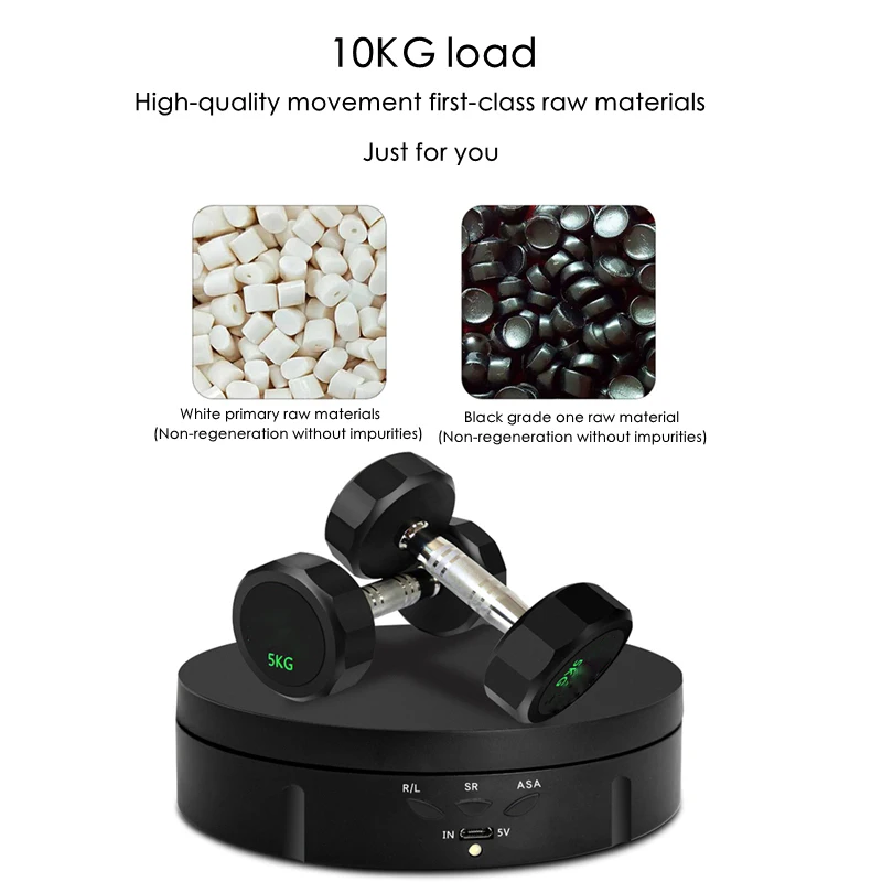 15cm 360 Degree Remote Control Speed Direction Jewellery Display Stands Electric Rotating Jewelry Organizer Photography Stand | Украшения и