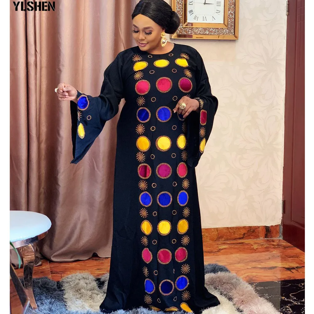 Африканские платья для женщин осень 2020 африканская одежда мусульманское длинное