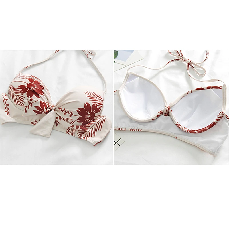 GLAUKE бикини костюм из трех предметов скрывает живот выглядит тонким