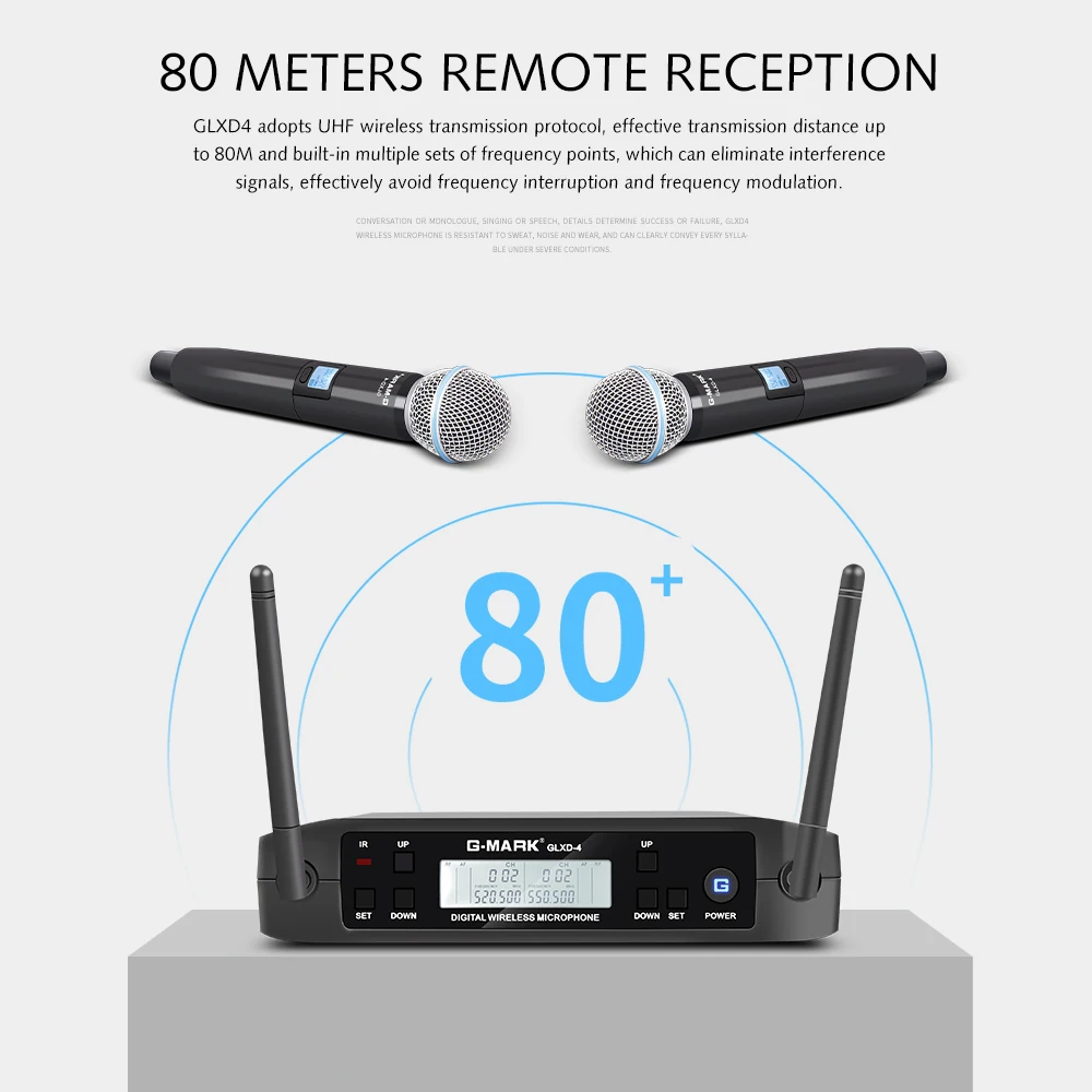 Беспроводной Bluetooth-микрофон профессиональная система УВЧ SM58 ручной микрофон для
