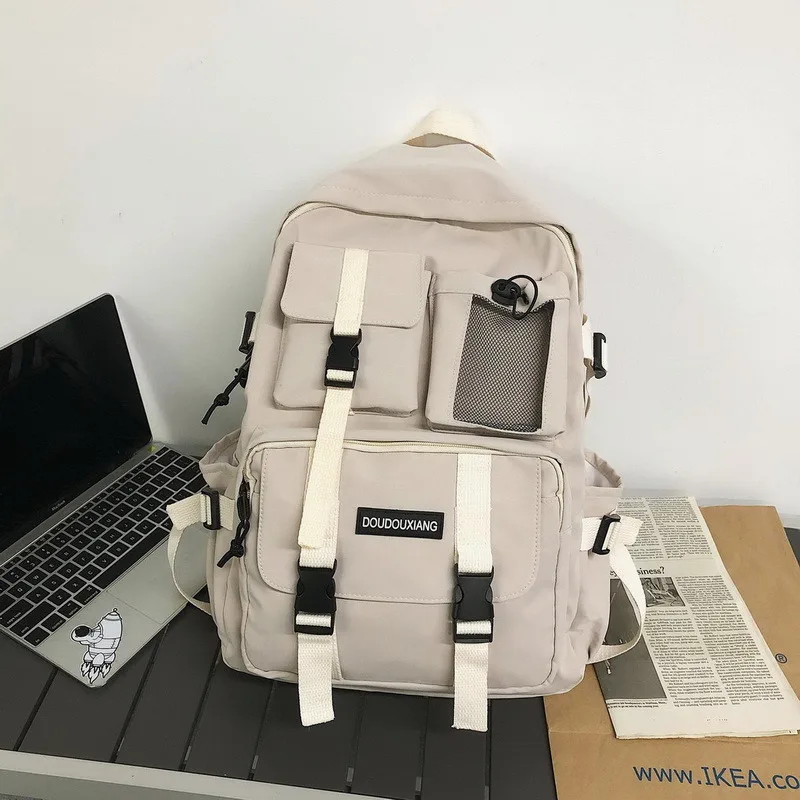 

Women Boy Nylon Backpack Travel Mesh Female Student College School Bag Men Girl Cool Laptop Backpack Male Fashion Book Bags Lady