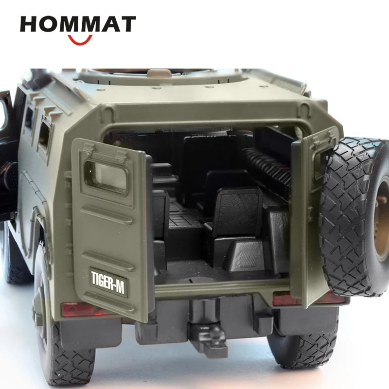 HOMMAT 1:32 Tiger M военный бронированный зеленый автомобиль модель автомобиля из