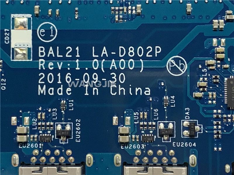 Материнская плата для ноутбука Dell Inspiron 15 5567 17 5767 2R3V9 02R3V9 CN-02R3V9 W/ i3-6006U CPU | Компьютеры