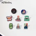 2021 новые акриловые лацканы значки парки и Rec мультфильм значок аниме смолы эпоксидные украшения