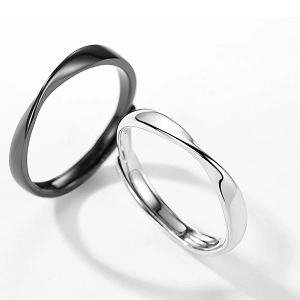 

Man Promise Ring Creative Fading Stylish Finger Ring Couple Gift