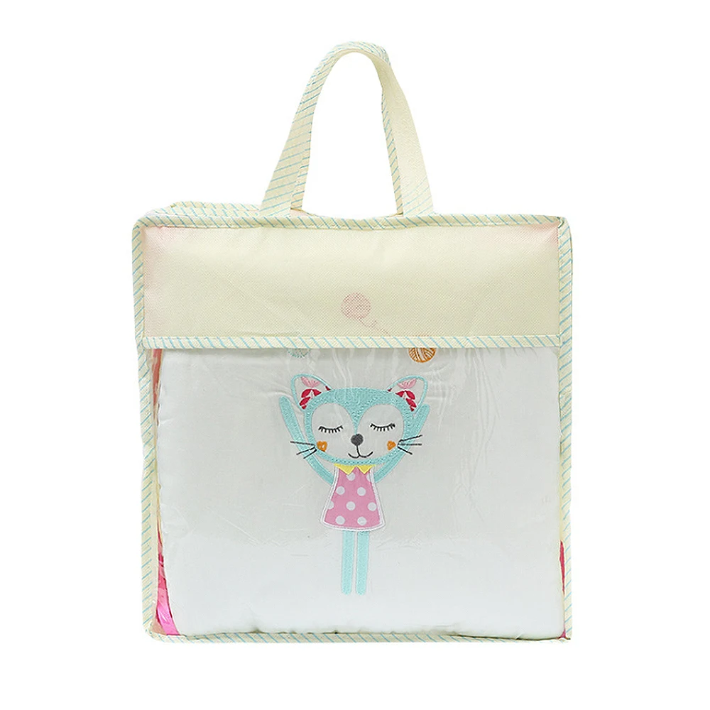 6 шт./лот хлопок для детской кроватки протектор новорожденных Накладка детей