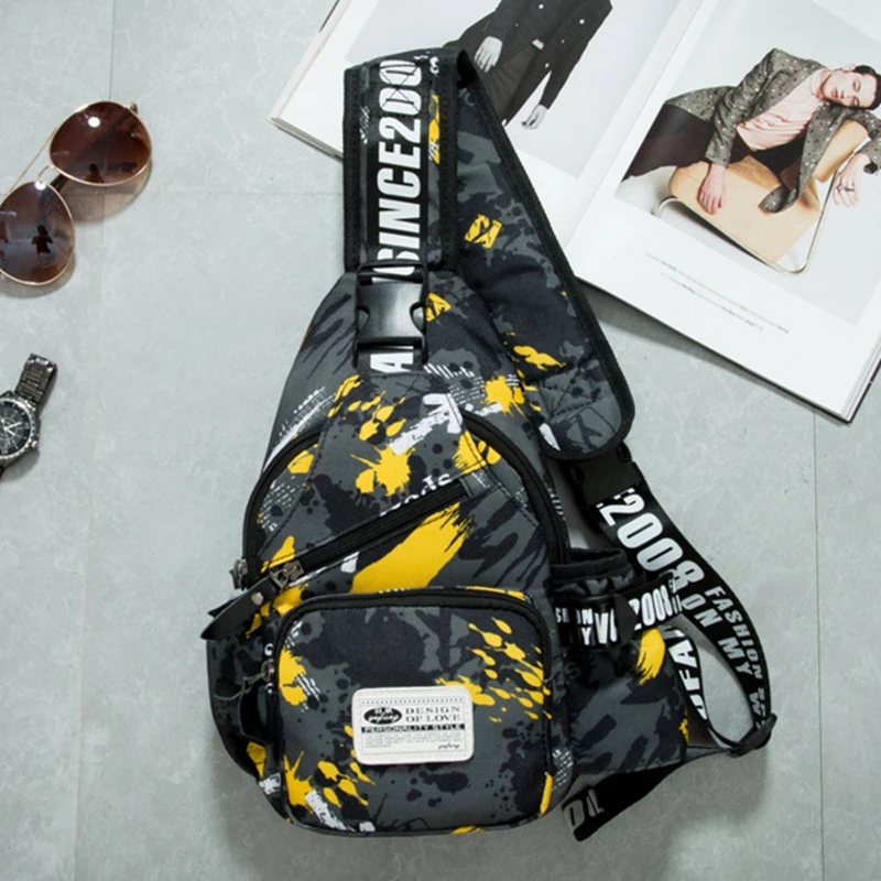 Yufang мужской слинг Сумка Оксфорд мужские сумки-мессенджеры бренд нагрудный пакет