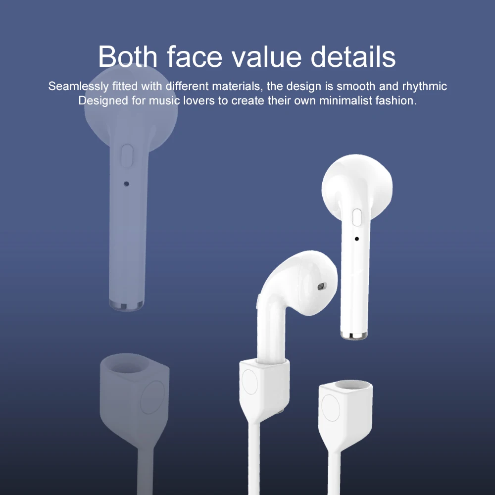 Магнитный силиконовый шнур для наушников Apple Airpods Xiaomi Airdots Pro | Электроника