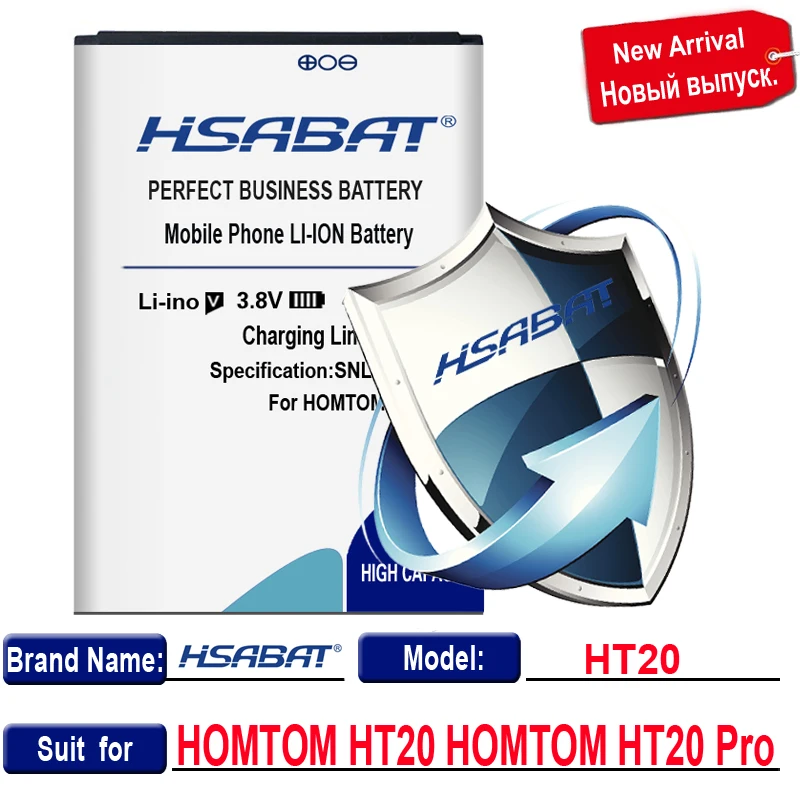 HSABAT Новое поступление 4750 мАч батарея для HOMTOM HT20/HOMTOM HT20 Pro батареи|Аккумуляторы