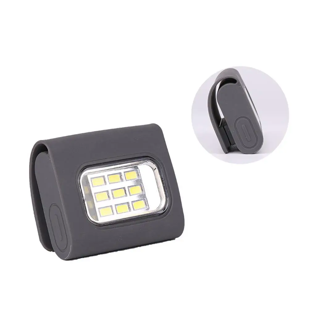 

Outdoor Sports Running Light USB Charge LED Night Running Flashlight Safety Jogging Chest Pocket Lamp Walking Warning Light